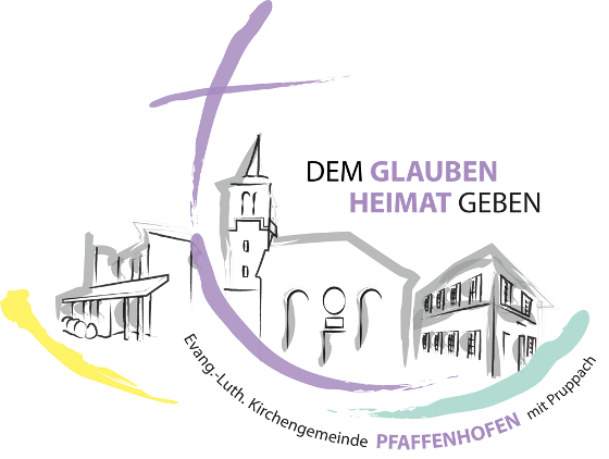 Dem Glauben Heimat geben Dem Glauben Heimat geben - Logo der Evangelischen Kirchengemeinde Pfaffenhofen